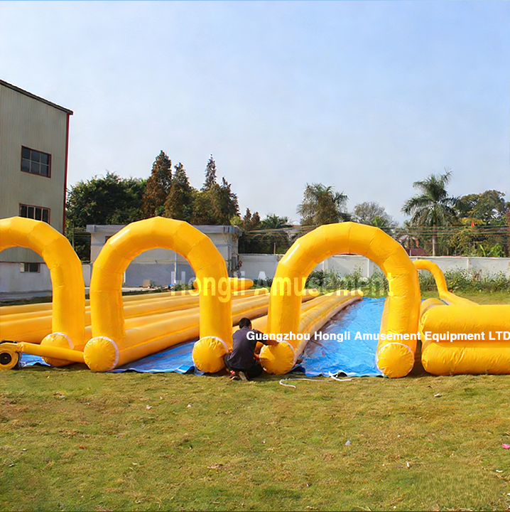 inflatable long slip n slide