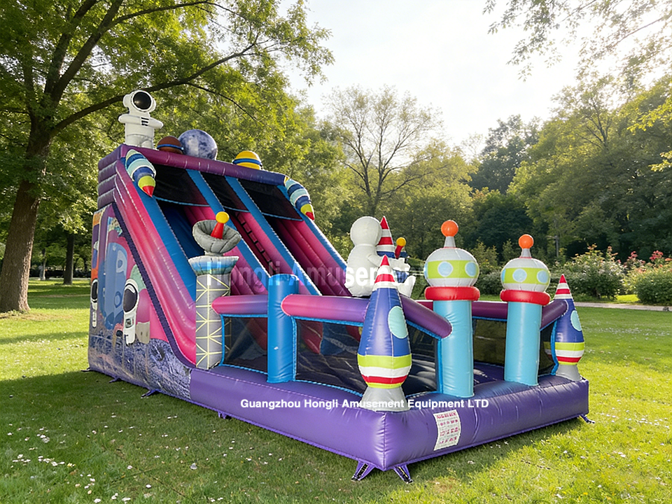 Inflatable Space theme Slide