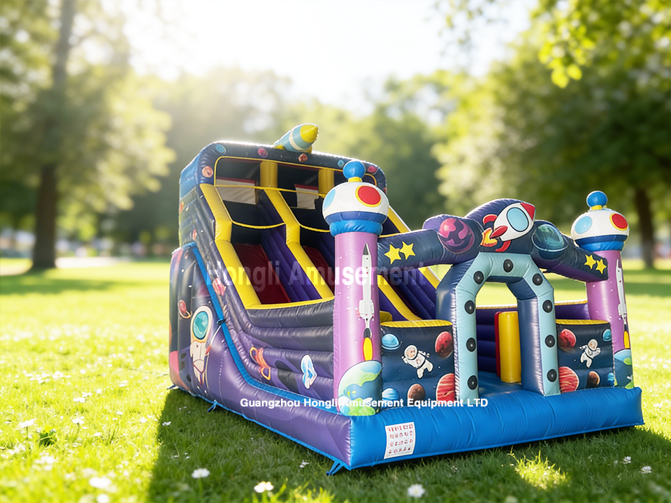 Inflatable Space theme Slide