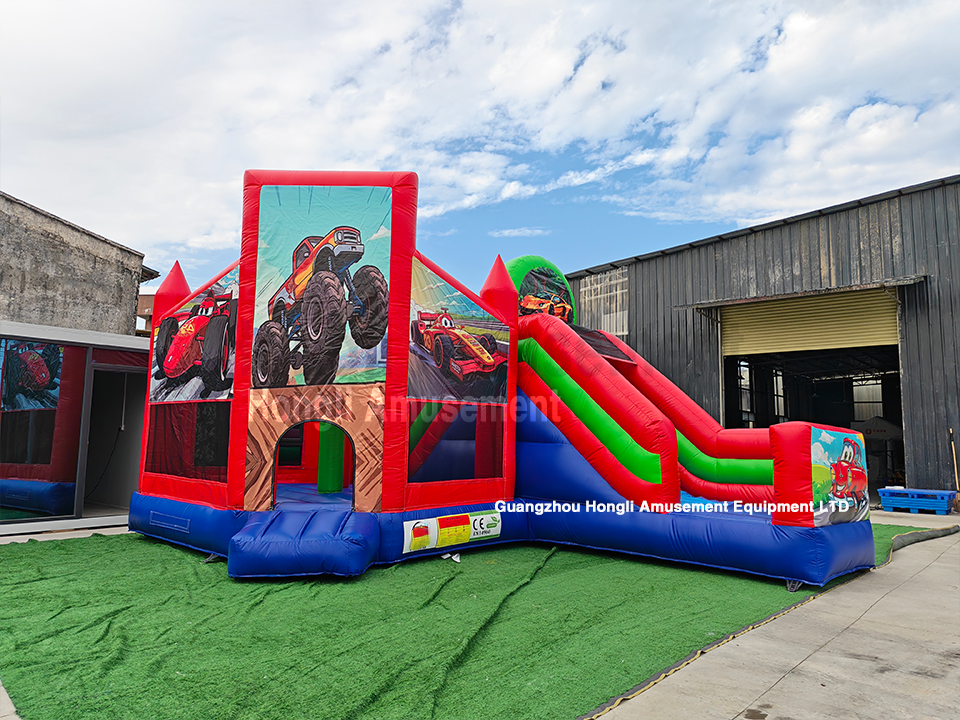 inflatable car theme bounce castle