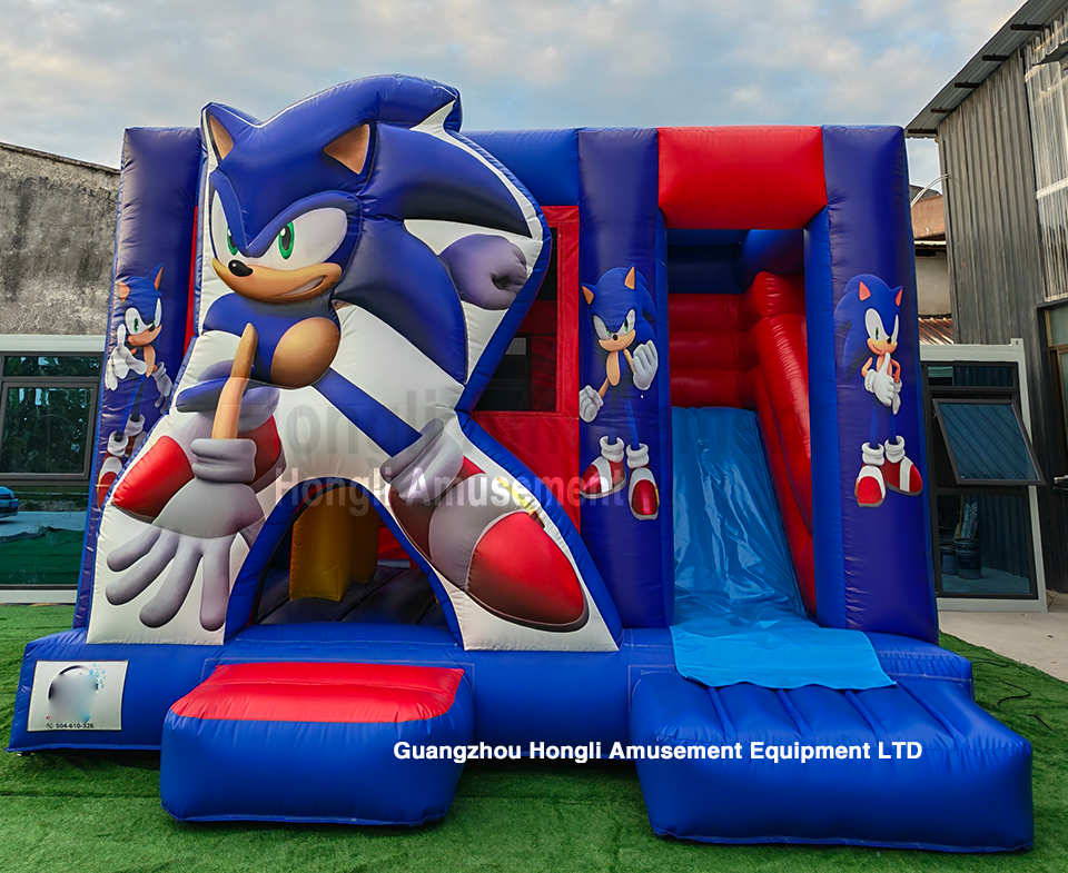 inflatable sonic castle