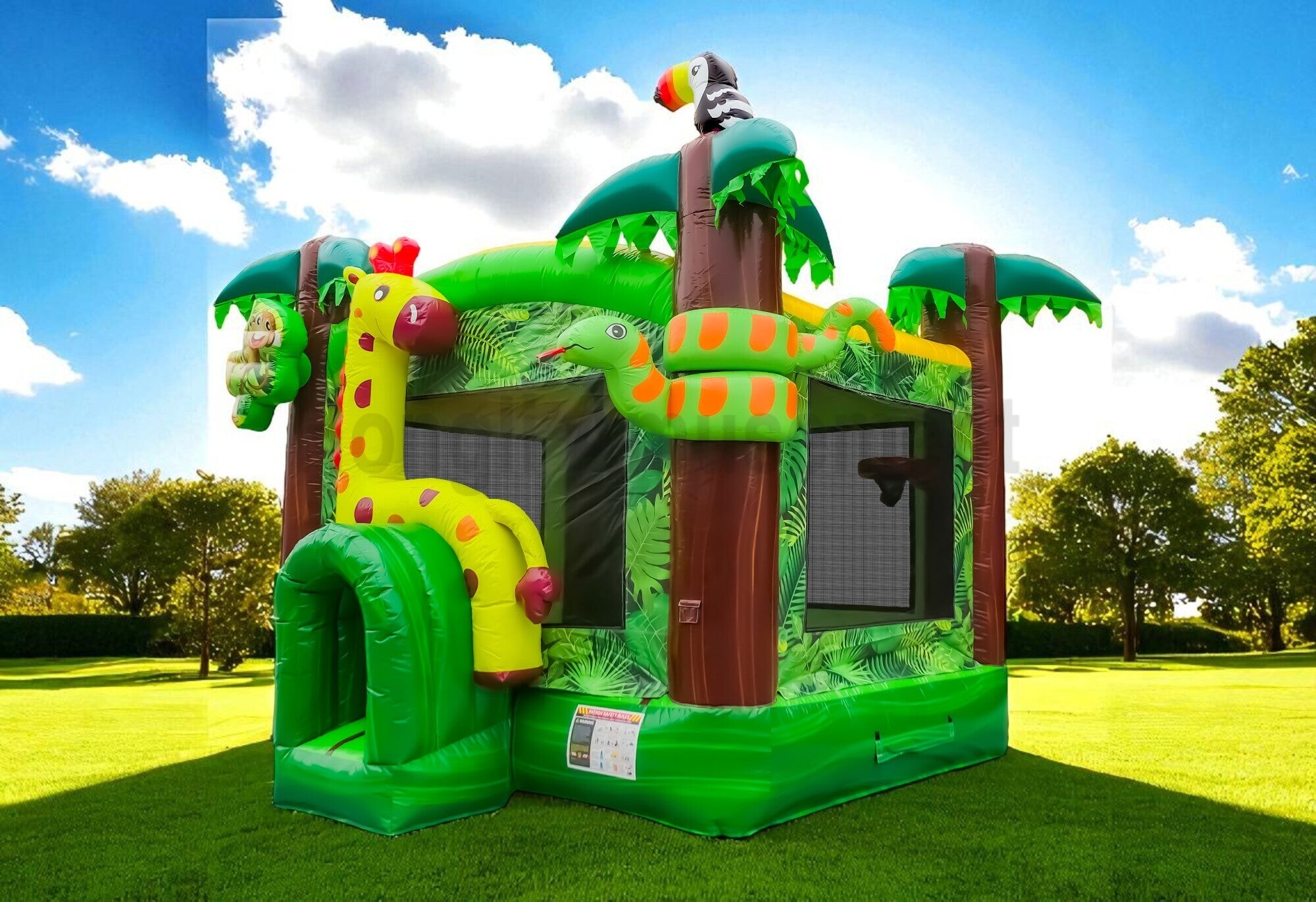 Inflatable Jungle Bounce House