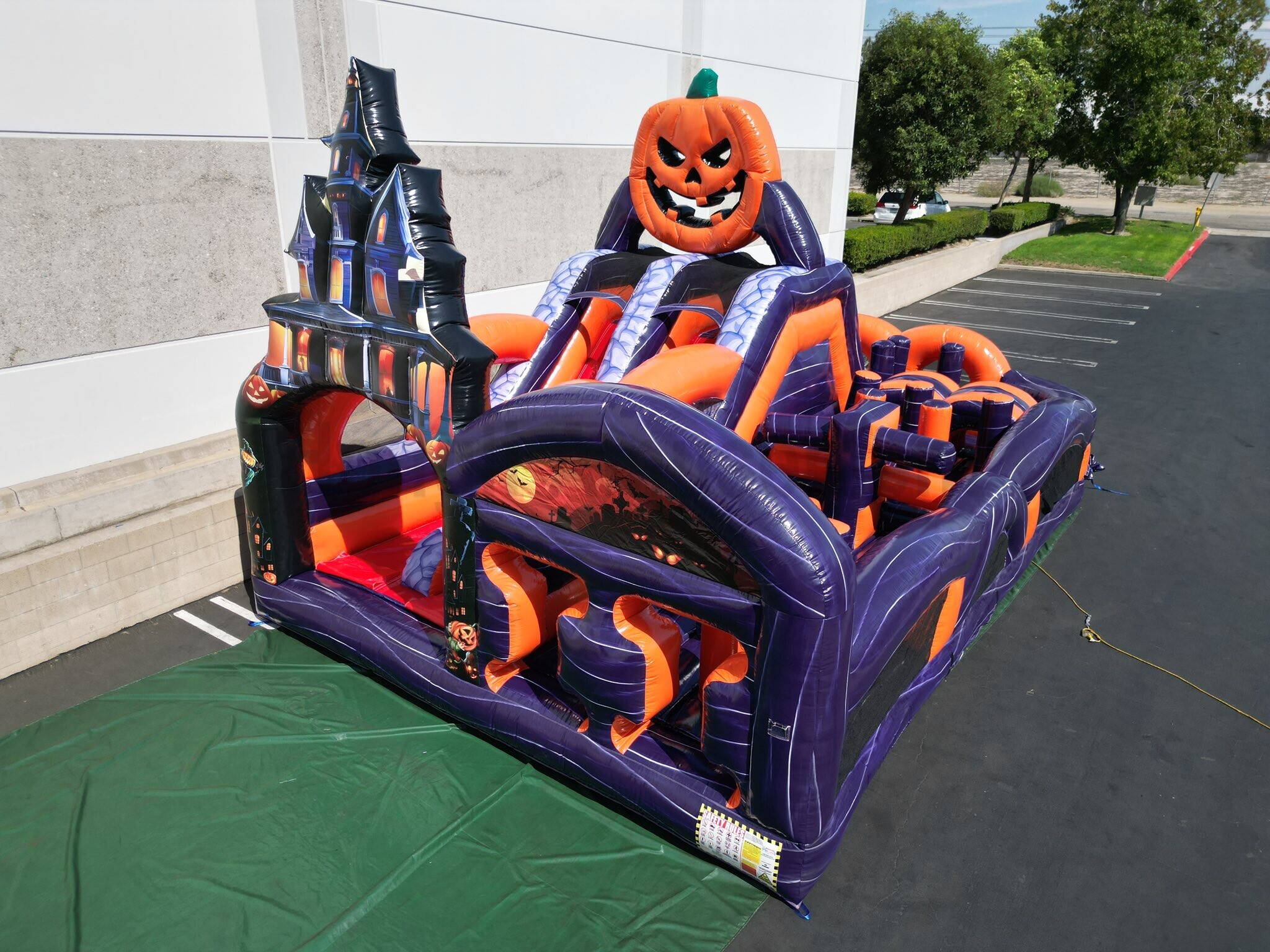 inflatable Halloween bounce castle