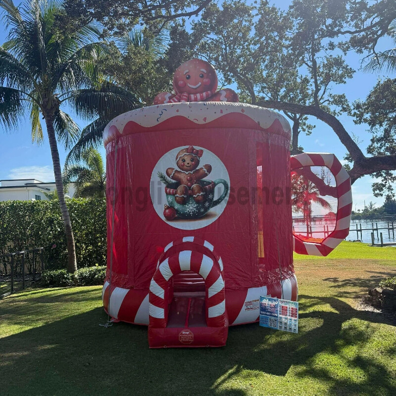 Inflatable Bounce House Gingerbread Man