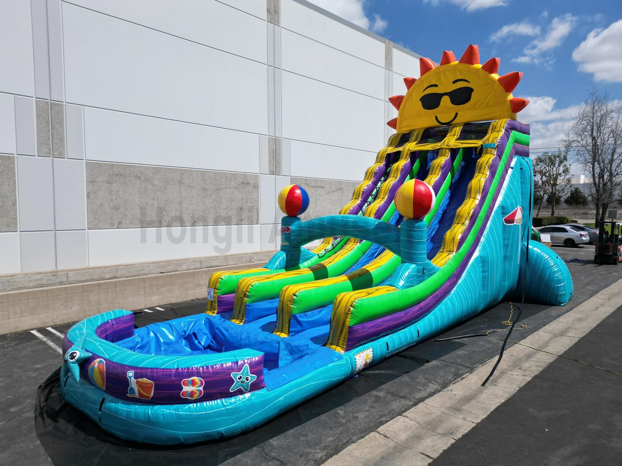 inflatable waterslide
