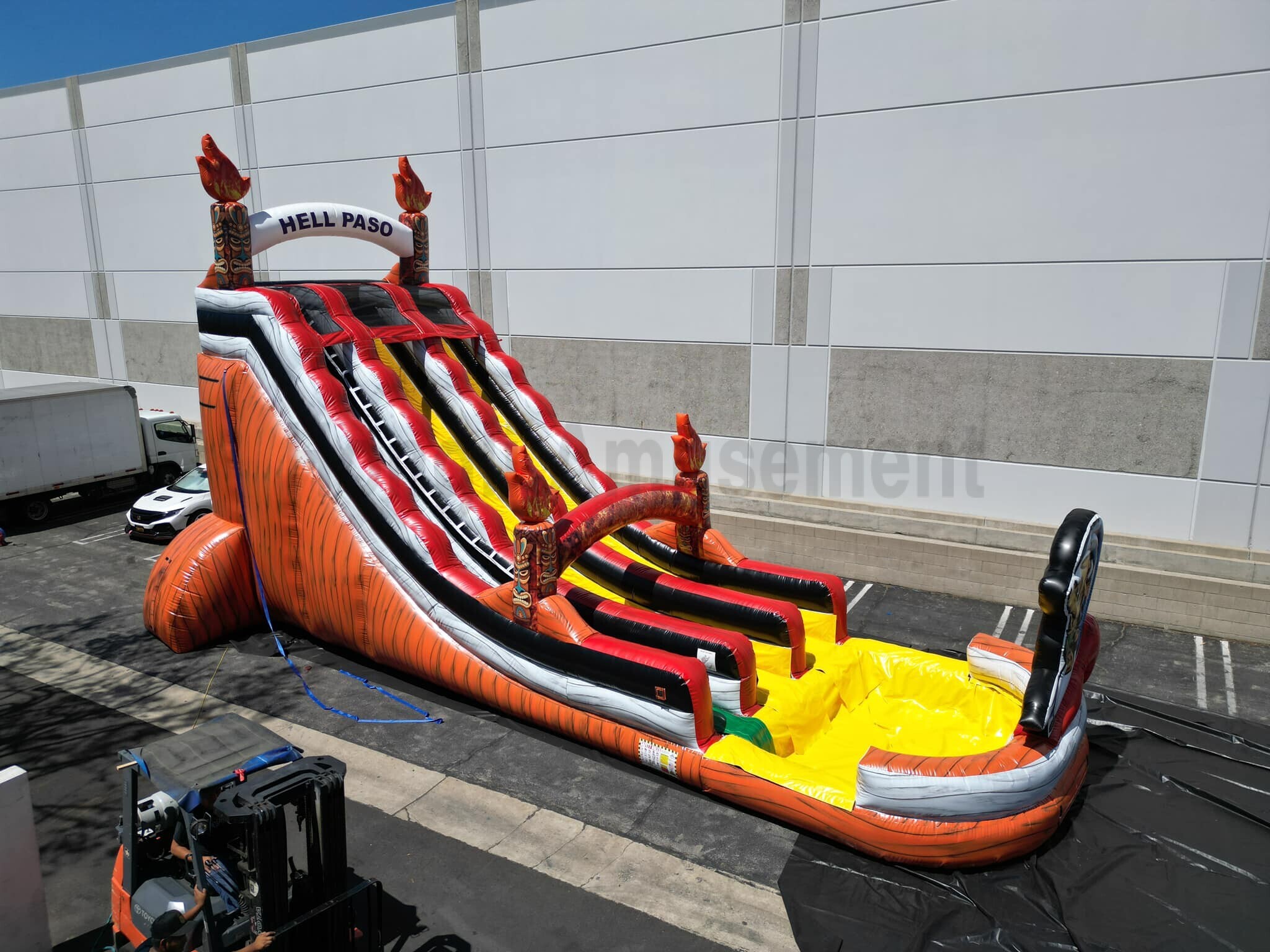 inflatable waterslide