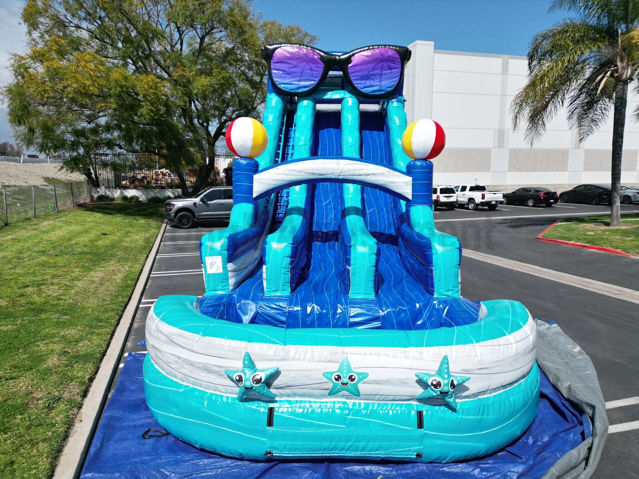 inflatable waterslide