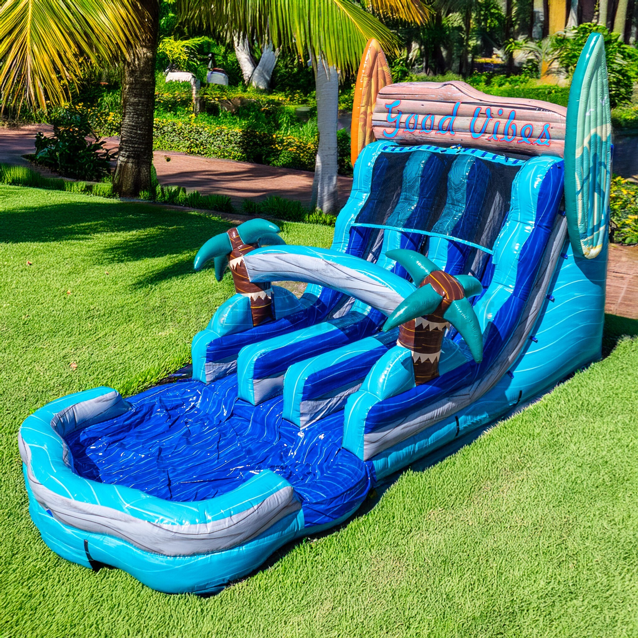 inflatable waterslide