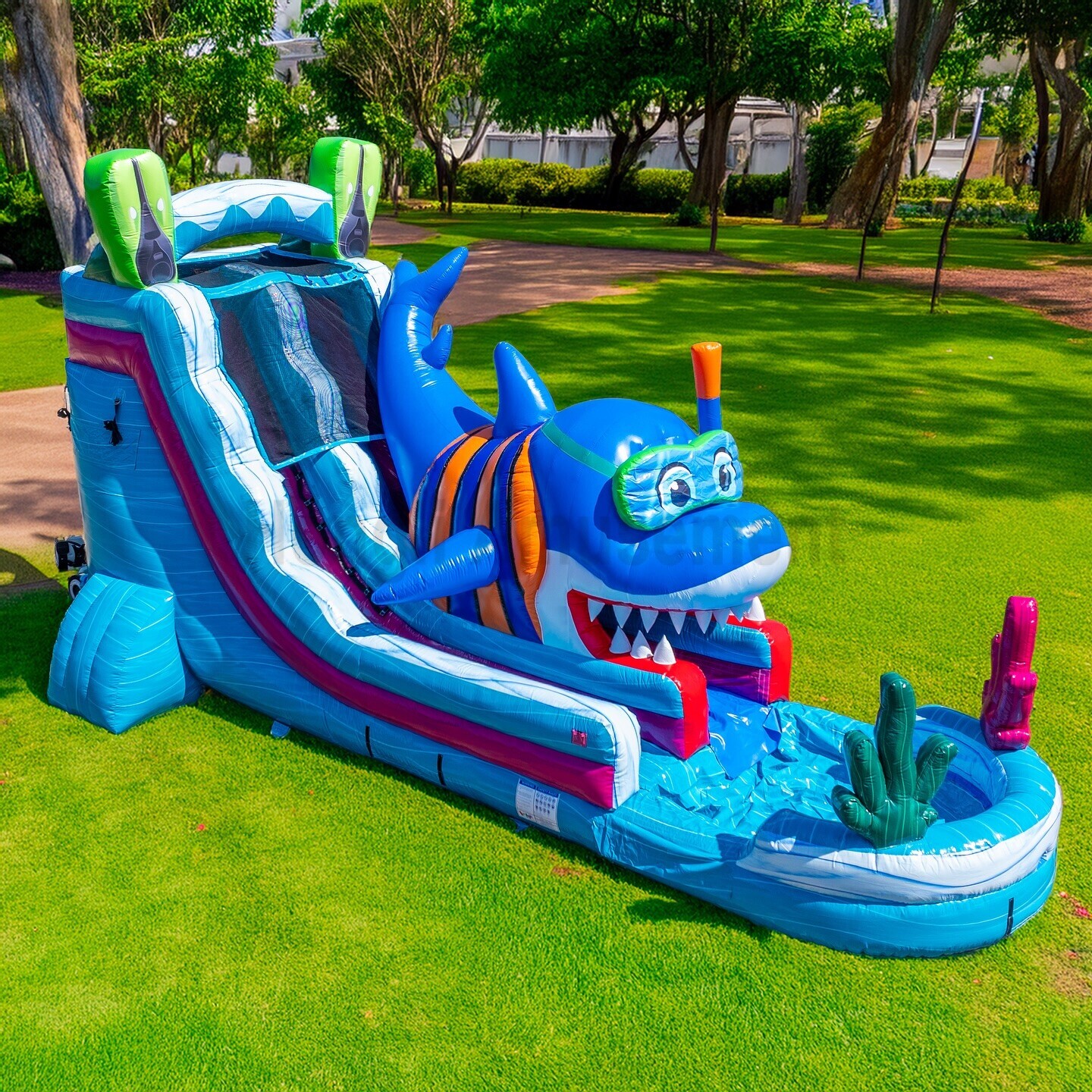 inflatable waterslide