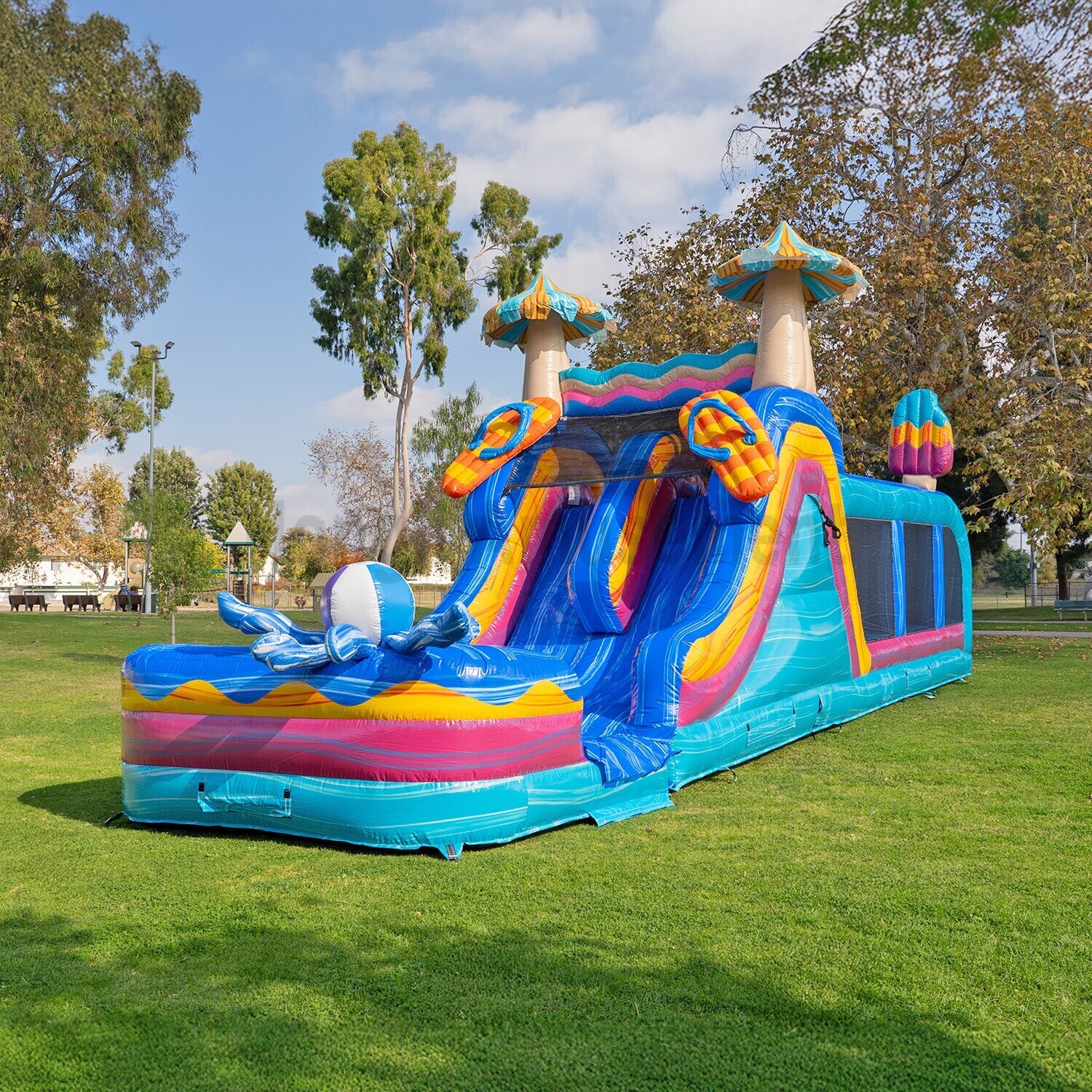 inflatable obstacles course