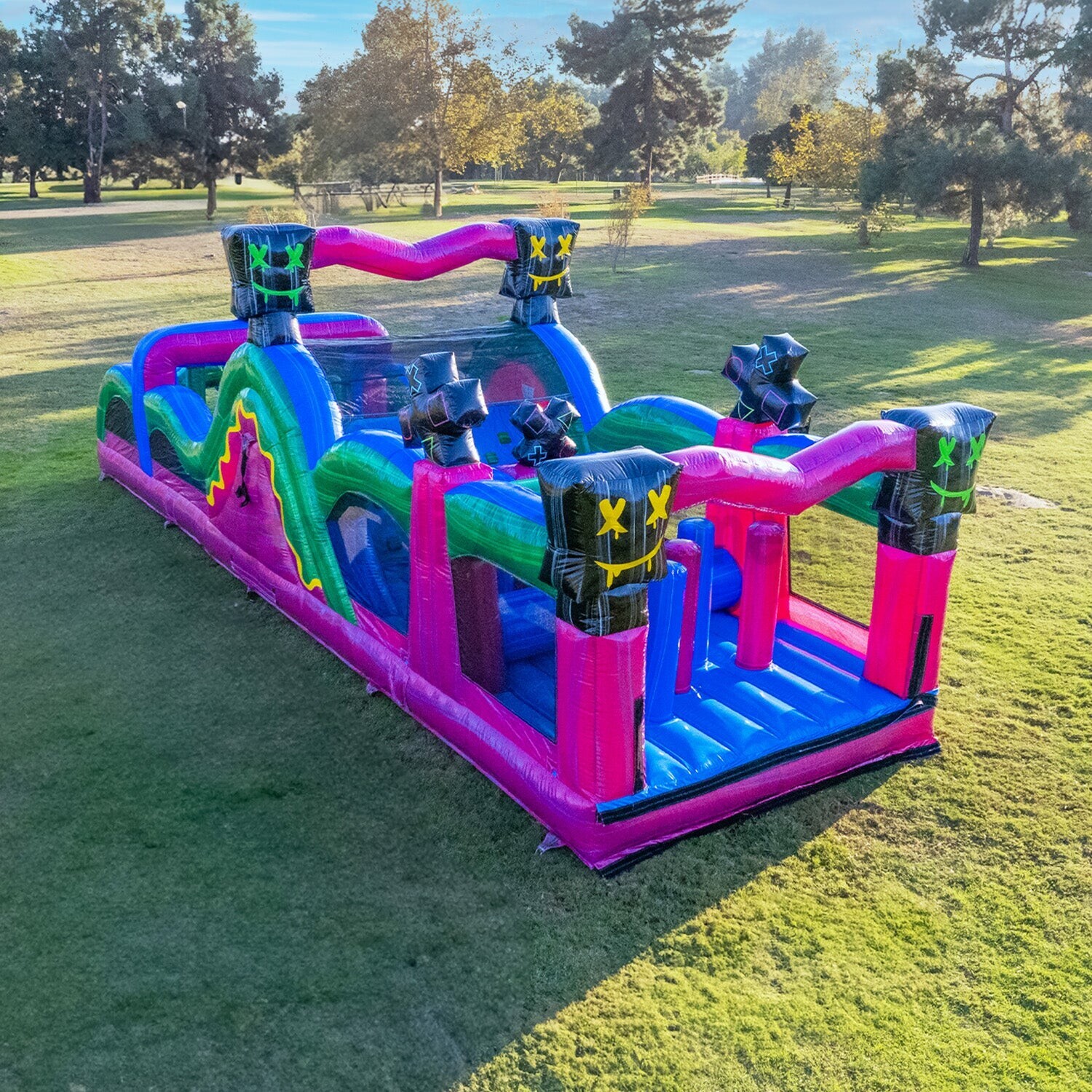inflatable obstacles course