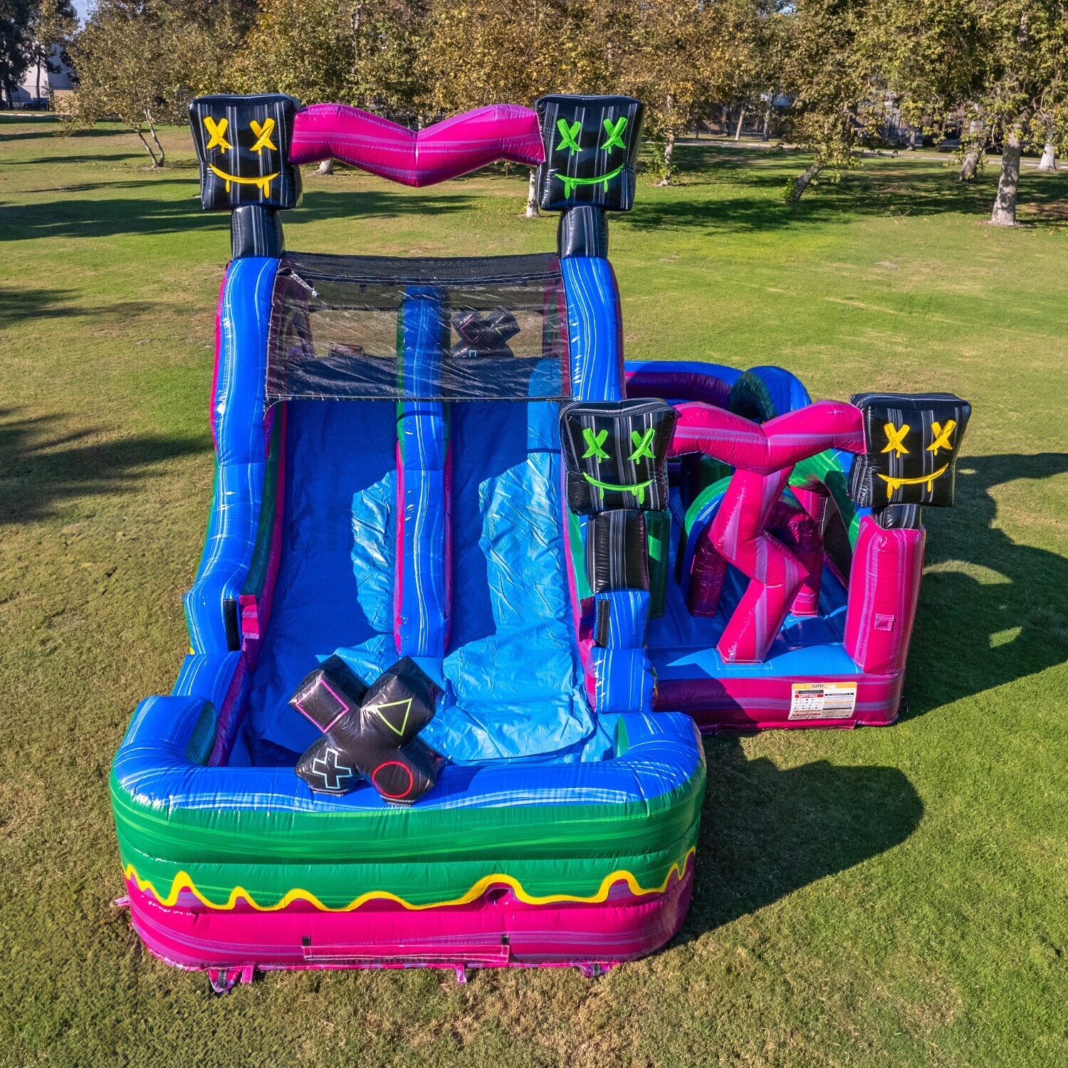 inflatable obstacles course