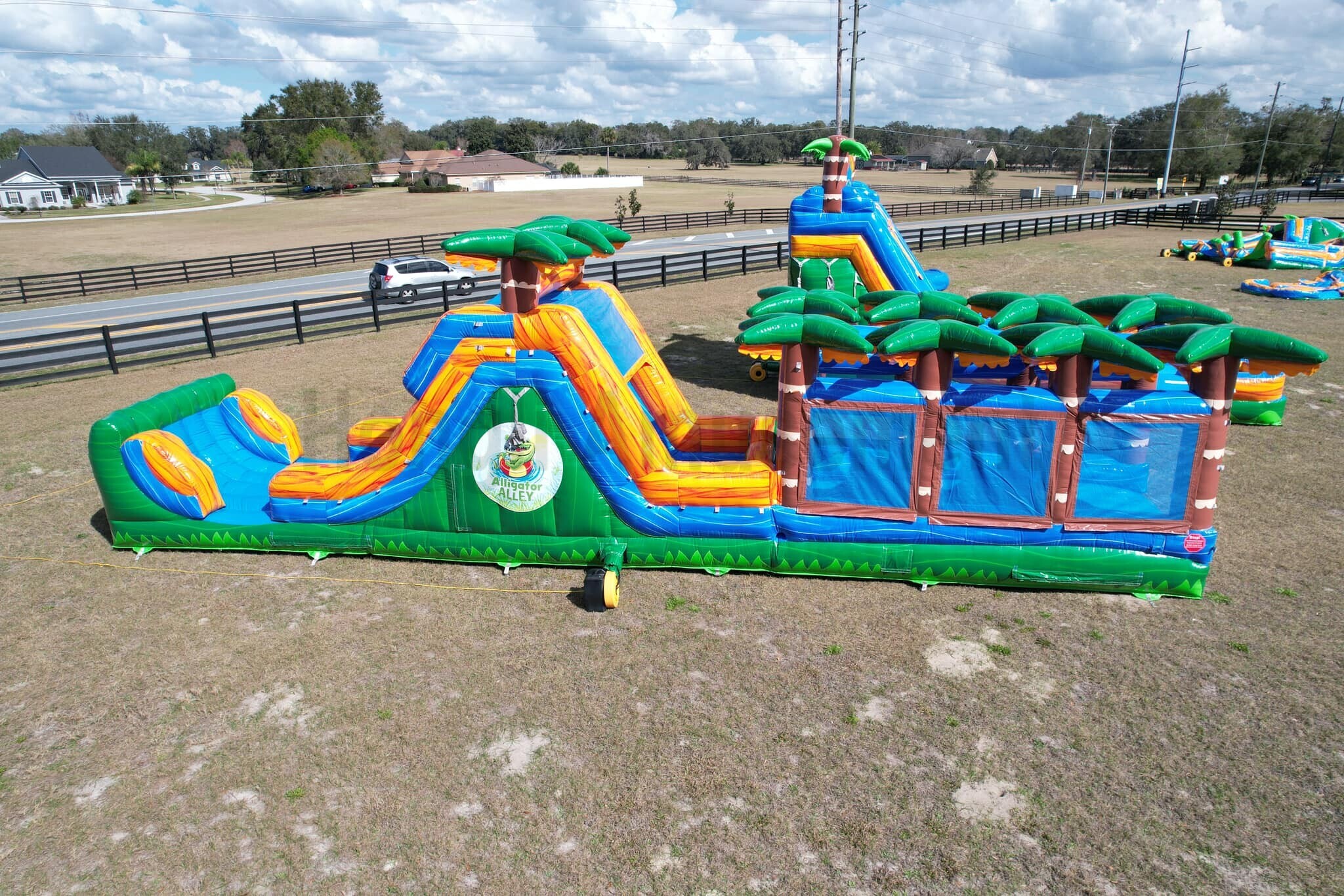 inflatable obstacles course