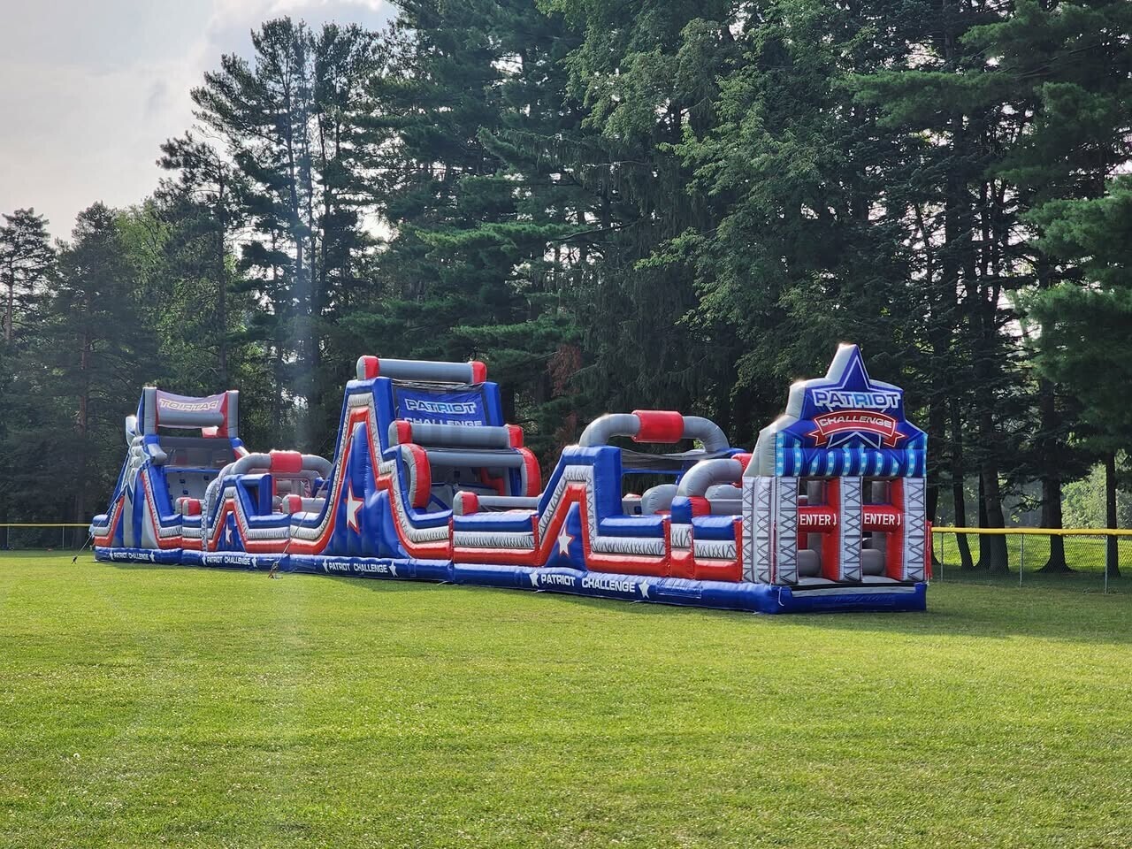inflatable obstacles course