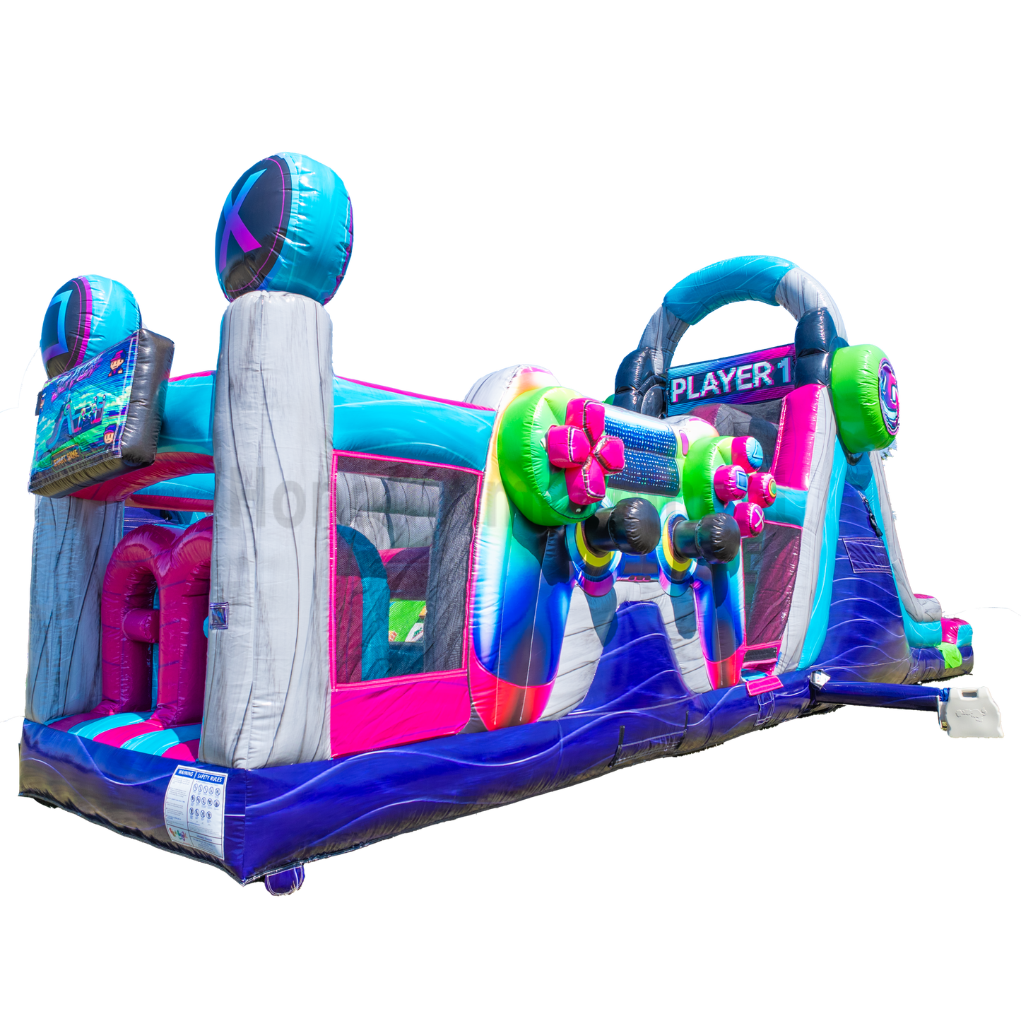 inflatable obstacles course