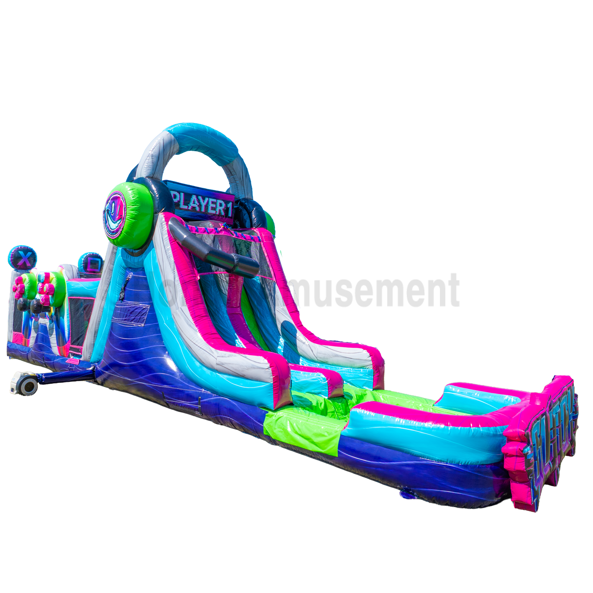 inflatable obstacles course