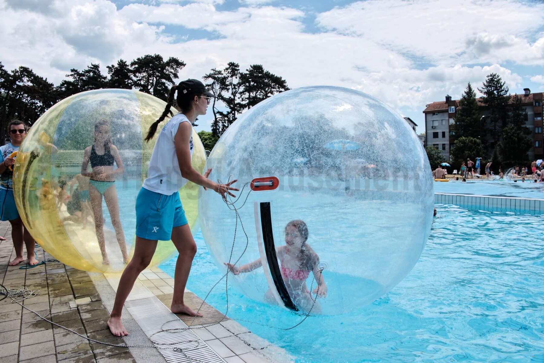 inflatable water ball