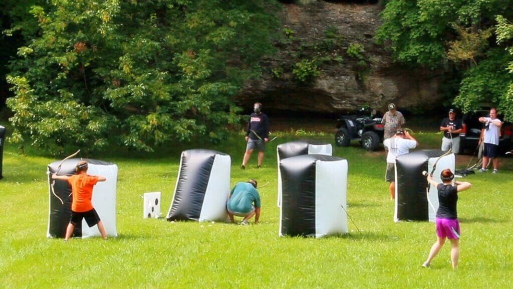 Inflatable bunkers