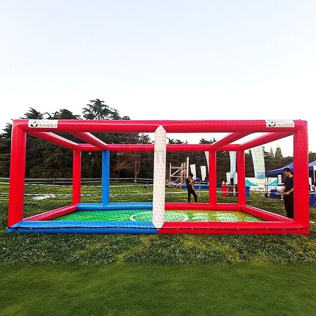 Inflatable drone training ground