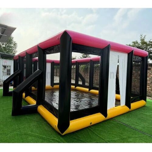 Inflatable football pitch