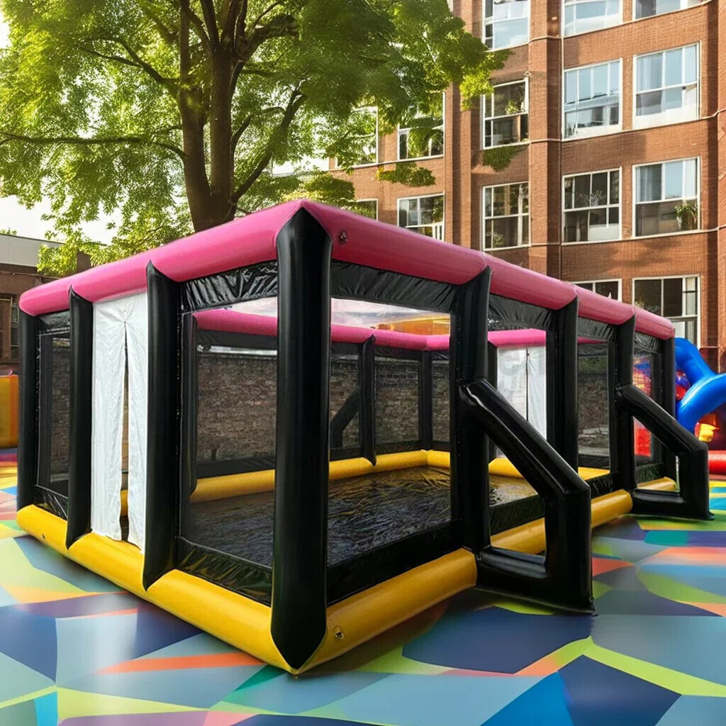 Inflatable football pitch