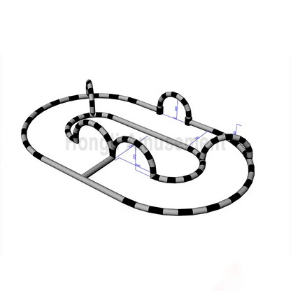 Inflatable track arena