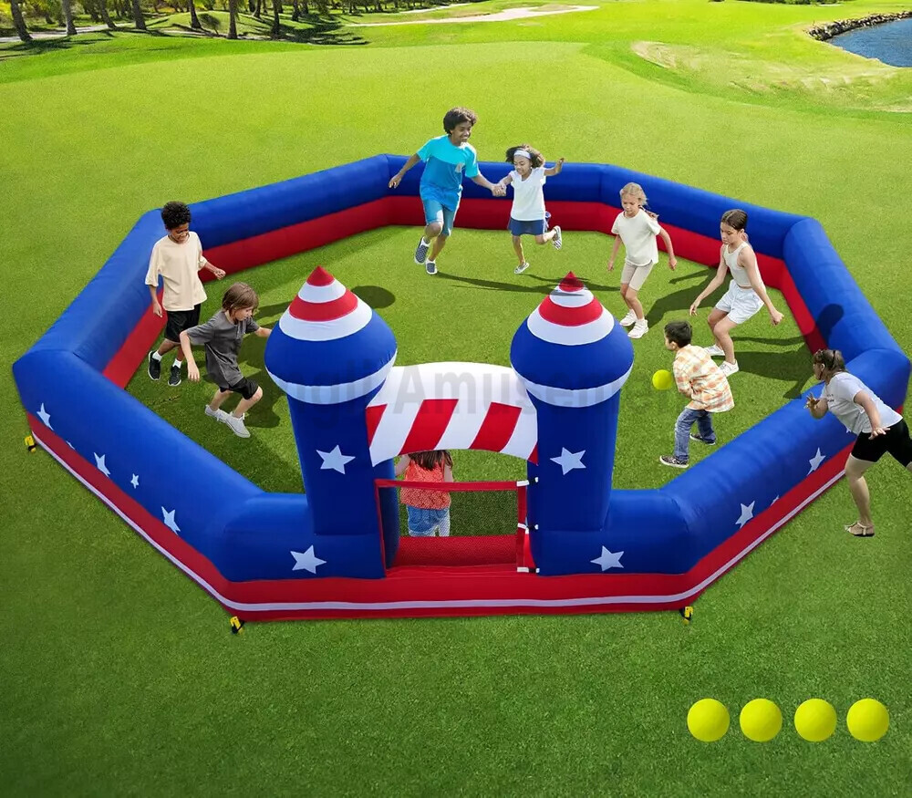 Inflatable ball pit