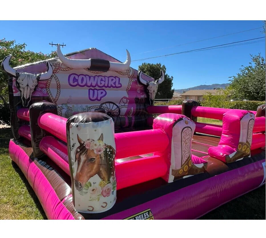 Inflatable Mechanical Bull Riding Game 