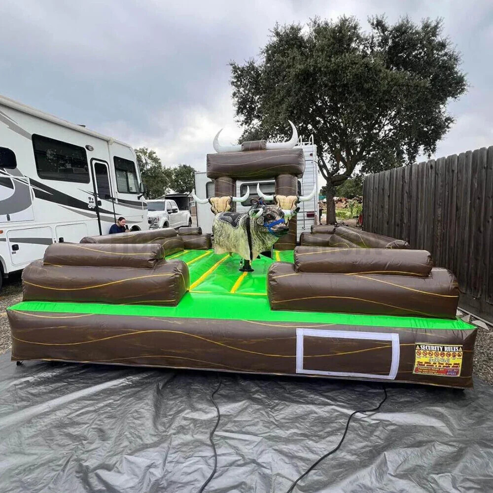Inflatable Mechanical Bull Riding Game 