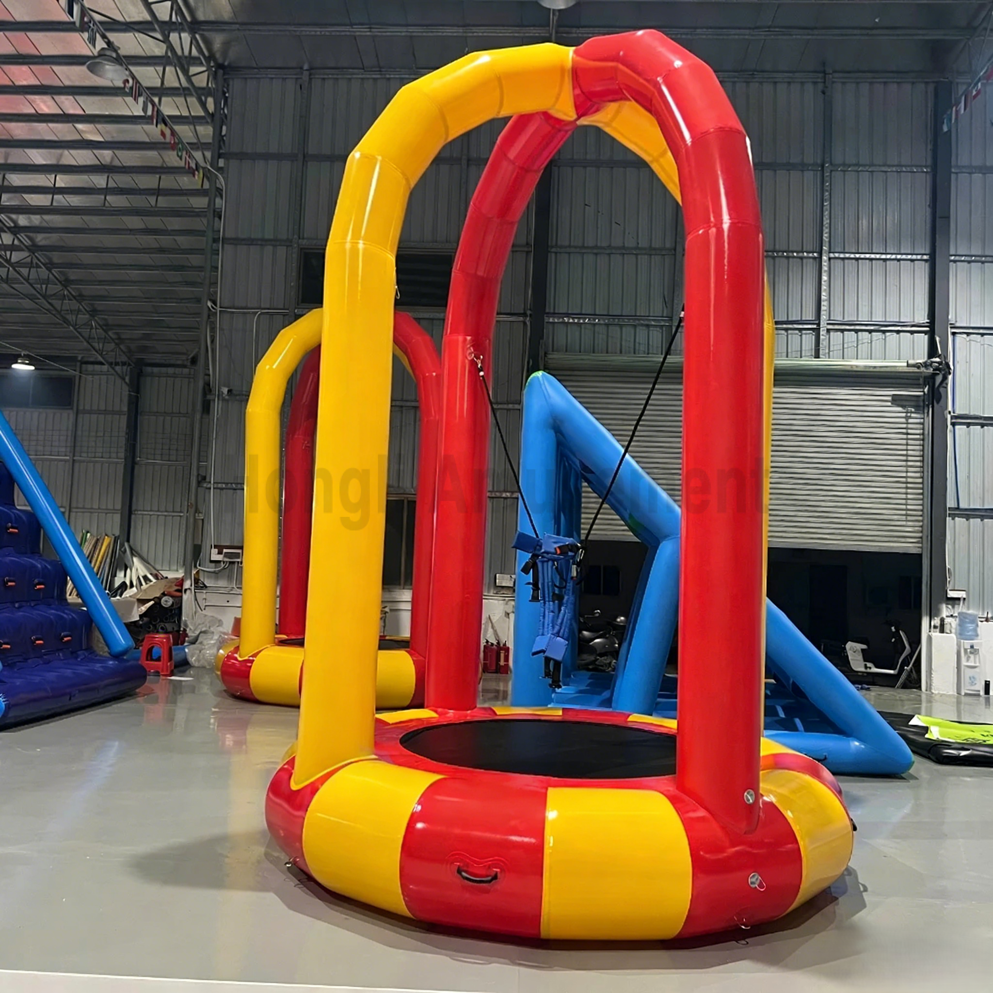 Inflatable bungee games