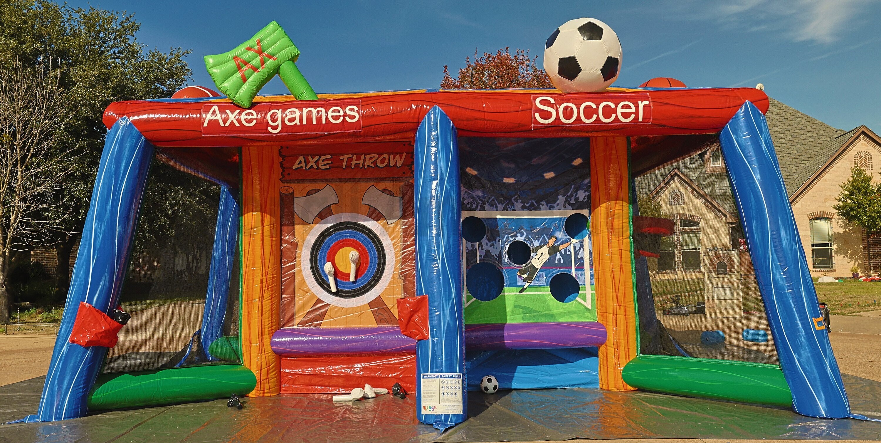 Inflatable 5 in 1 Games