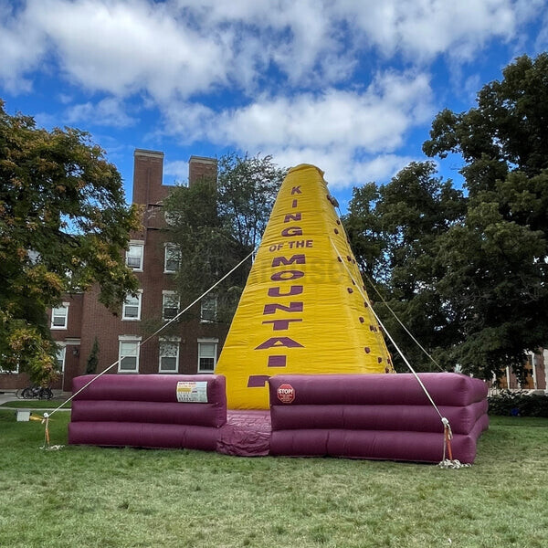 inflatable climb wall game