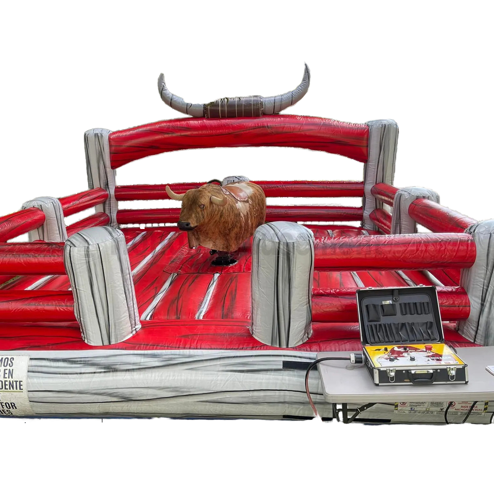 Inflatable Mechanical Bull Riding Game 