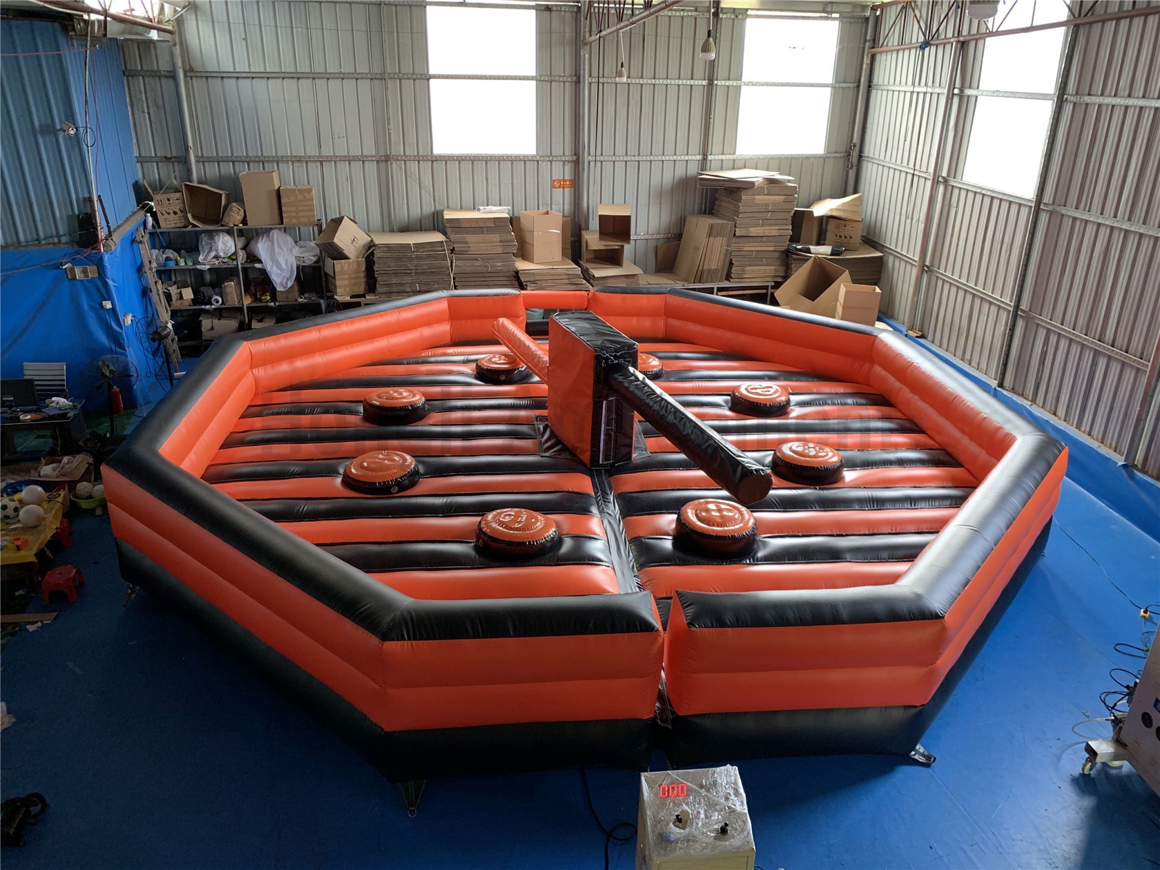 Inflatable Mechanical Bull Riding Game 