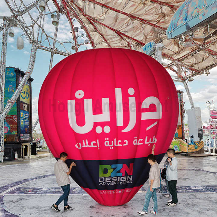 Inflatable hot air balloons