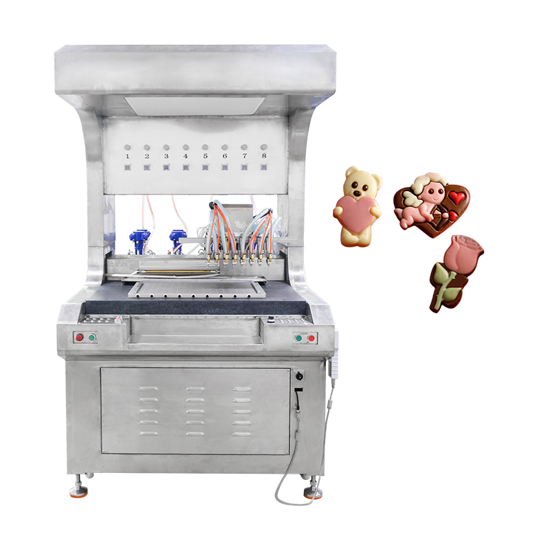 Stainless steel fully automatic food decoration machine