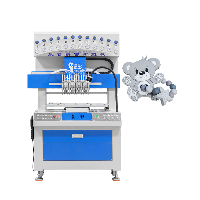 PVC Rubber Patch Making Machine 12 Color