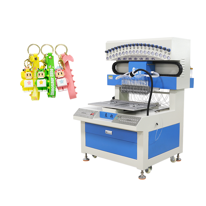 18 Color Dispensing Machine for PVC Silicone 2D 3D Cartoon Figure