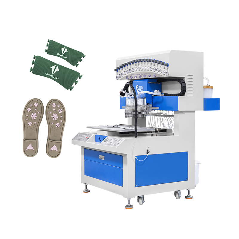 18 Colors 3D Silicone Soft PVC Drop Dropping Drip Dripping Molding Dispensing Machine for Making Outsole Slipper Upper