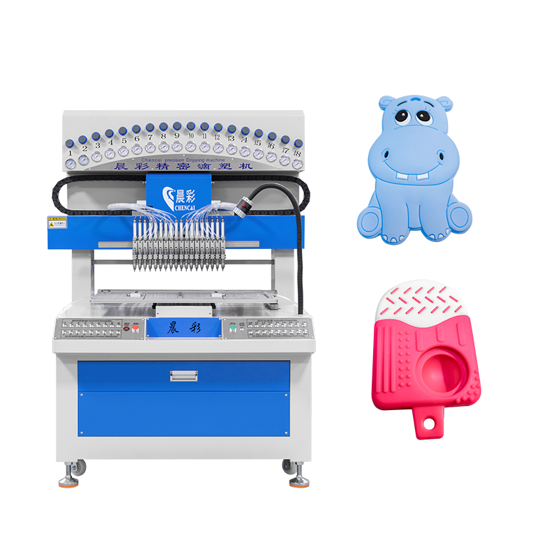 18 Colors PVC Rubber Label Machine 