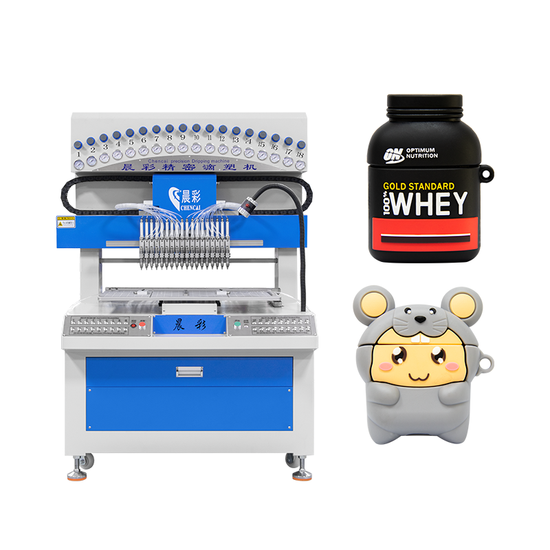 Silicone Label Making Machine PVC Dispenser 18 Color