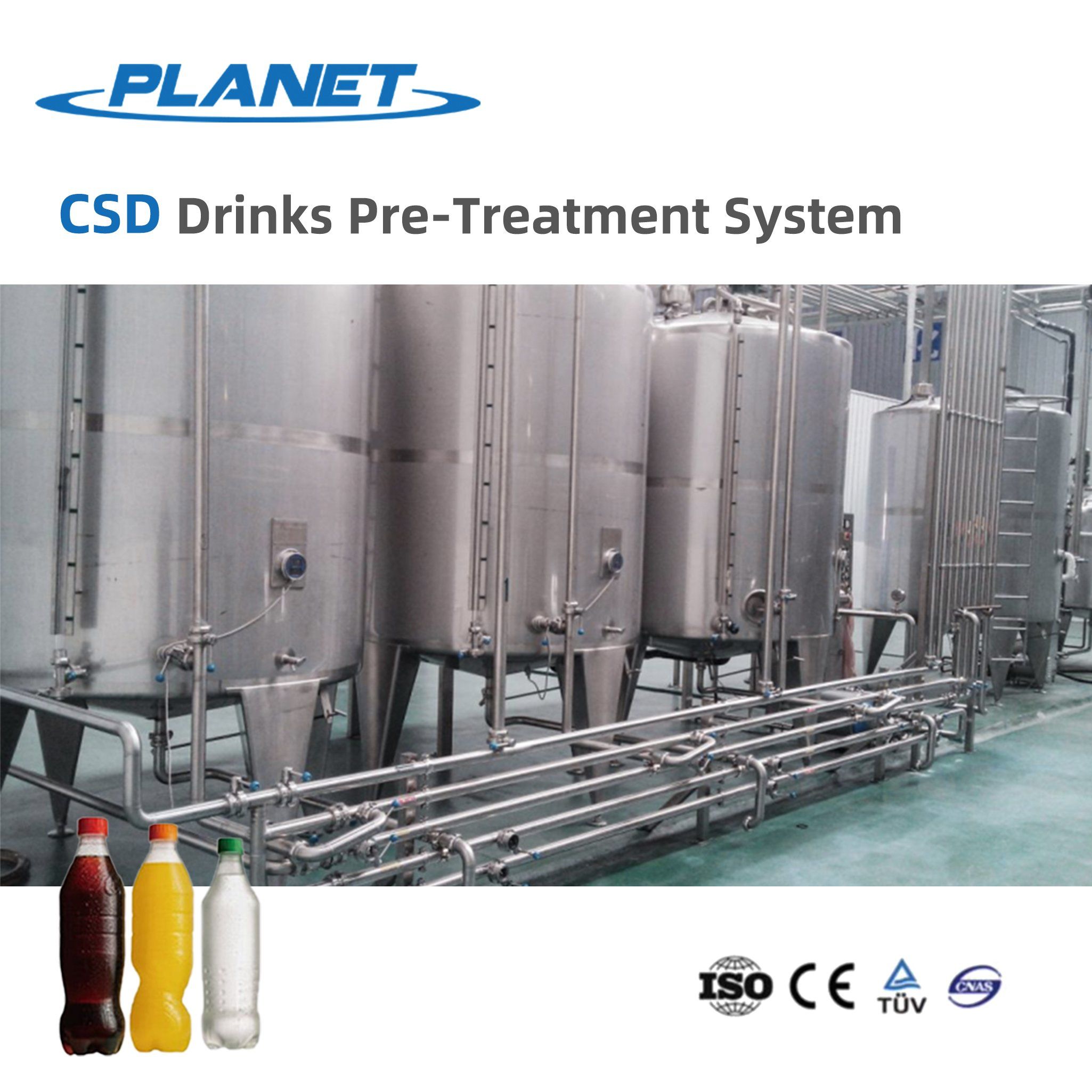 Carbonated Drinks Pre-treatment System