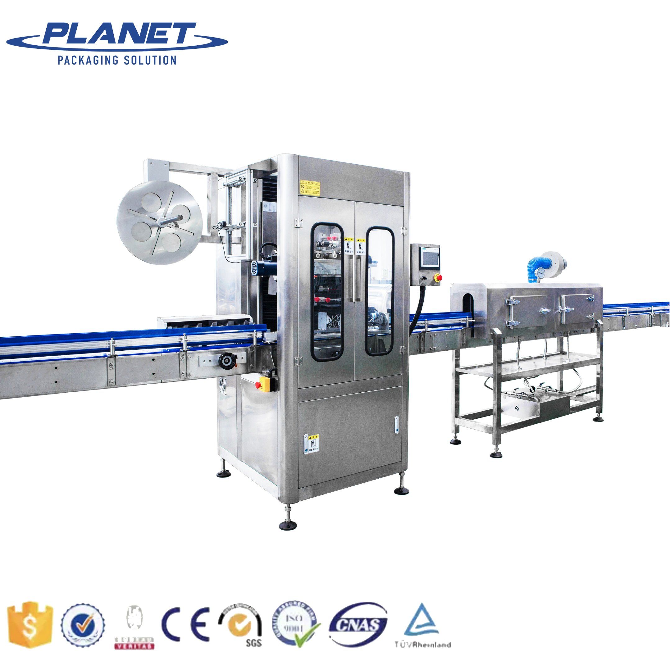 Shrink sleeve labeling machine