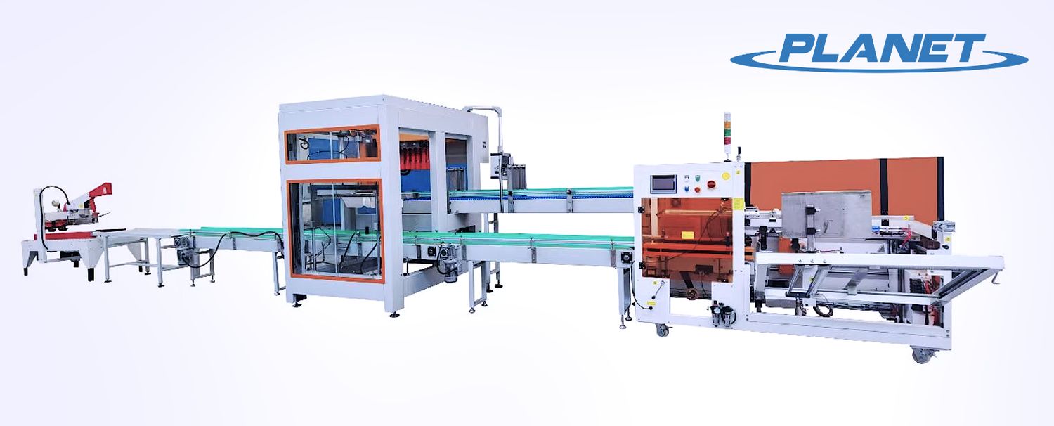 Grab type case packer