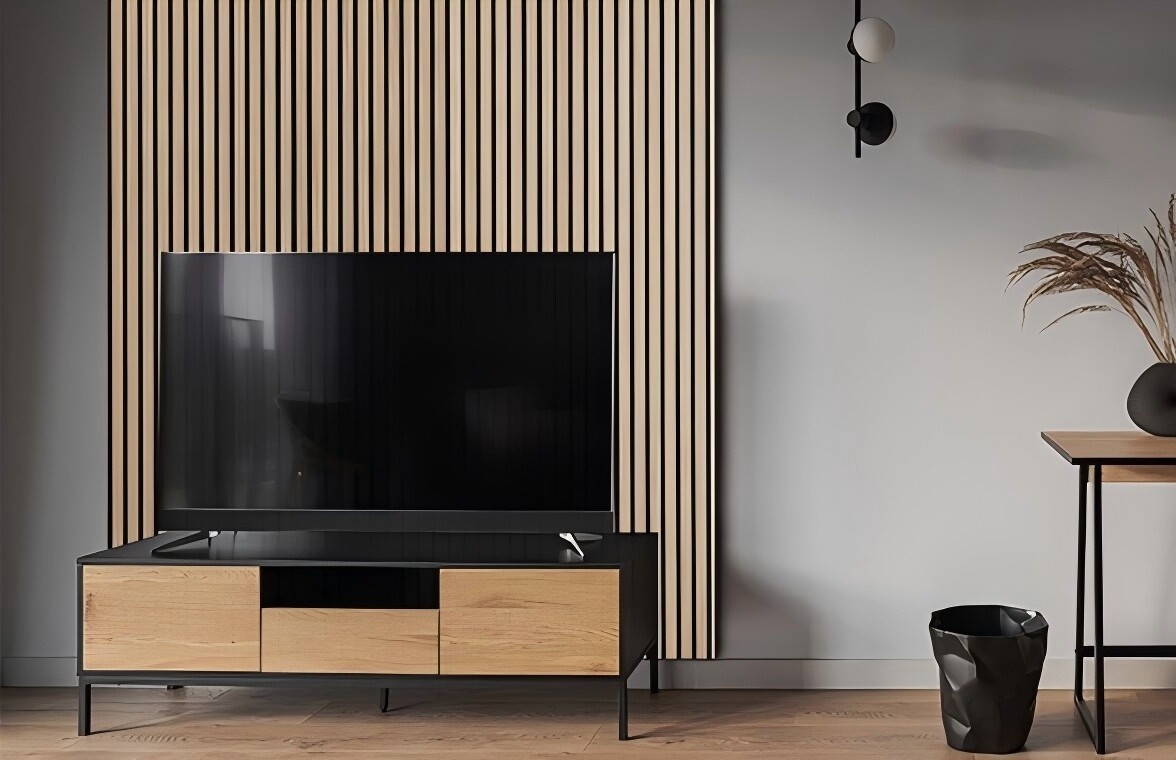 Panel de madera ranurada y su principio de absorción acústica