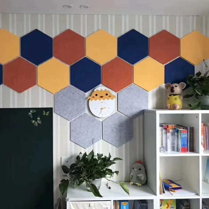 Diseño de paneles acústicos hexagonales