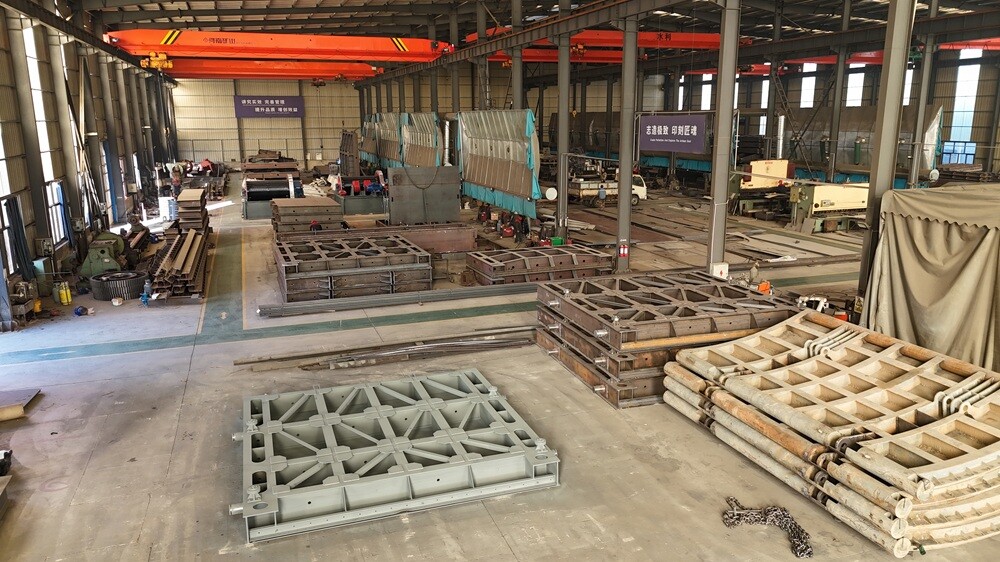 flap valves welding shop