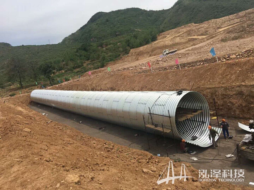 Galvanized Corrugated Steel Culvert Pipe