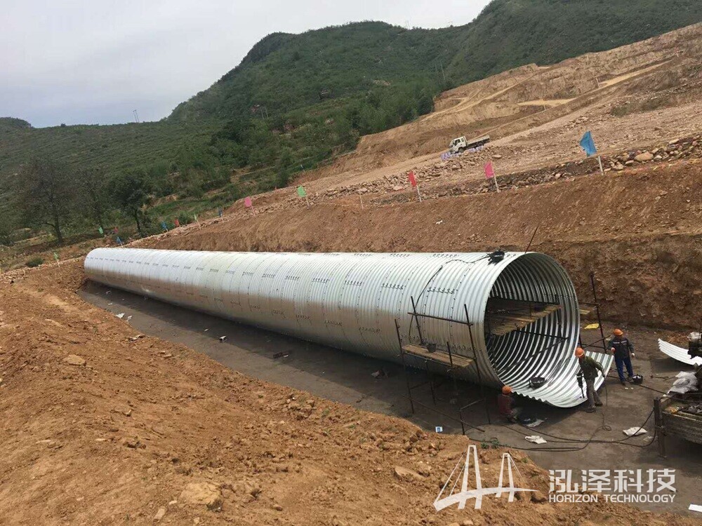 Galvanized Corrugated Steel Culvert Pipe