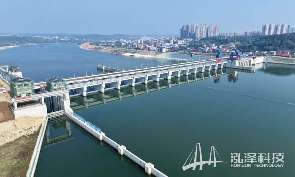 The Shikaoju Sluice Gate has been fully operational The Shikaoju Sluice Gate has been fully operational